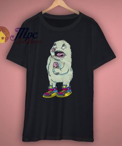 Cute Monster Ice Cream T Shirt