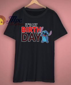 Disney Lilo and Stitch Happy Birthday T Shirt