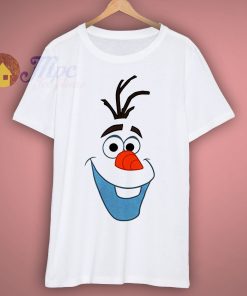 Frozen Big Olaf Face Smiling T Shirt