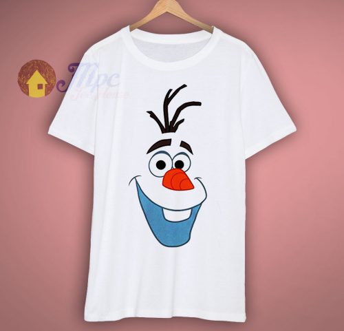 Frozen Big Olaf Face Smiling T Shirt