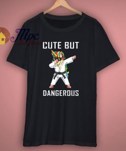 Karate Cute But Dangerous Unicorn T Shirt