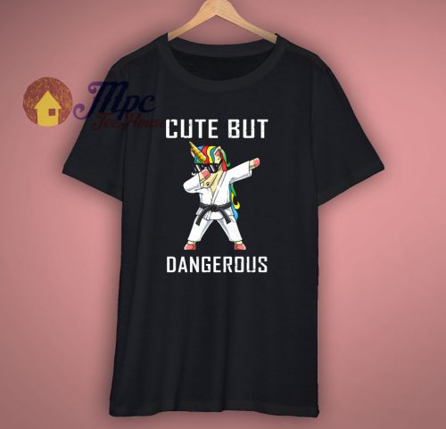 Karate Cute But Dangerous Unicorn T Shirt