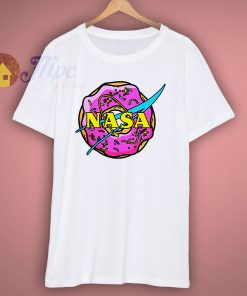 NASA Cartoon Donut T Shirt