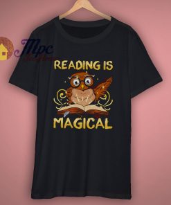 Reading Is Magical Owl T Shirt