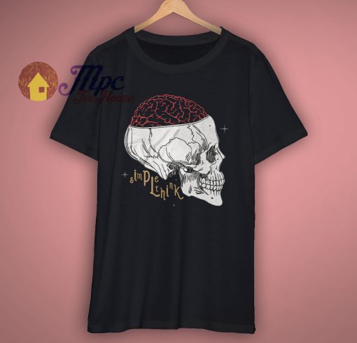 Think Skull Graphic T Shirt