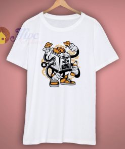 Toaster Out Of Space Cartoon T Shirt