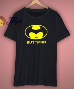 Big Guys Rule Funny Buttman Parody T Shirt