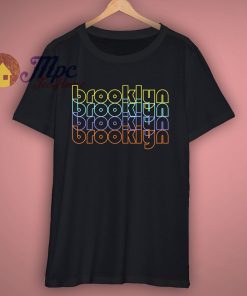 Brooklyn City Neon Lights T Shirt