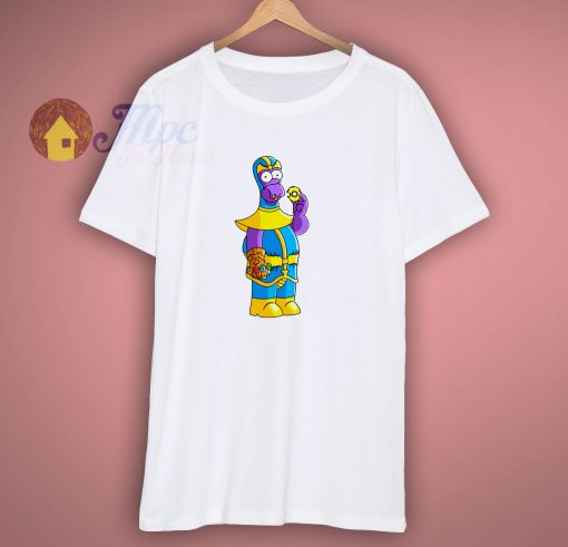 Homer Simpson Thanos Mashup T Shirt