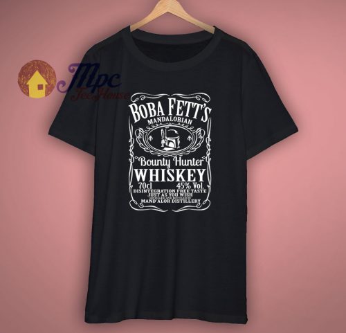 New Boba Fett Whiskey Starwars T Shirt
