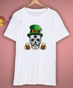 Saint Patricks Day Skull T Shirt