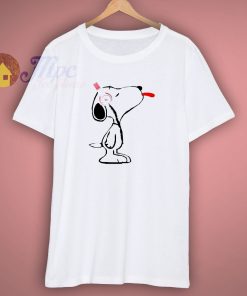 Snoopy With Beats Headphones T Shirt