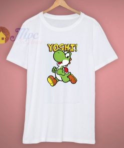 Jump Nintendo Super Mario Yoshi T Shirt