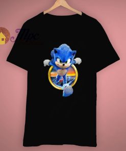 Sonic The Hedgehog Sega Video Game Cartoon T Shirt
