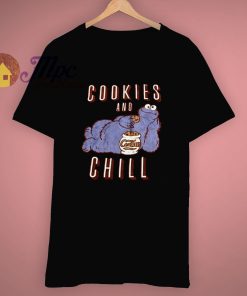 Cookies and Chill Sesame Street T Shirt