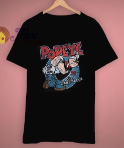 Retro Look Popeye The Sailorman T Shirt