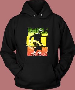 Bob Marley Play Football Vintage Hoodie