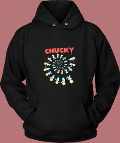 Childs Play Spiral Of Scary Chucky Halloween Vintage Hoodie