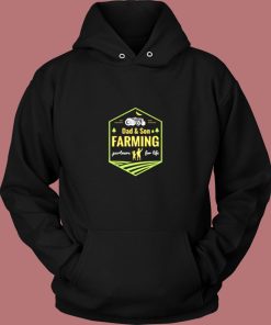 Dad And Son Farming Partners For Life Farming Vintage Hoodie