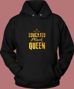 Educated Black Queen Vintage Hoodie