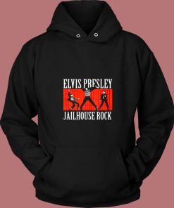 Elvis Presley Jailhouse Rock Logo Official Hoodie Vintage Hoodie