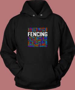 Fencing Lover Vintage Hoodie