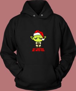 Funny Yoda May Christmas Be With You Vintage Hoodie
