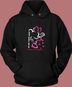 Minnie Breast Cancer Awareness Vintage Hoodie