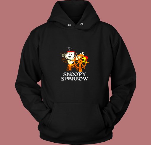 Pirates Of The Caribbean Captain Snoopy Sparrow Vintage Hoodie