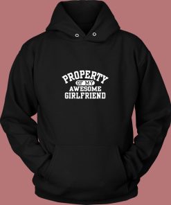 Property Of My Awesome Girlfriend Vintage Hoodie