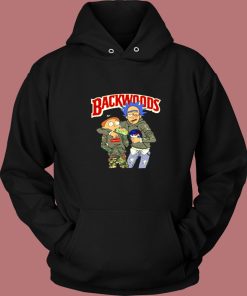 Rick And Morty Backwoods Weed Vintage Hoodie