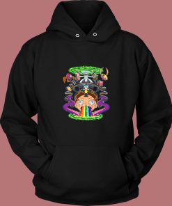 Rick And Morty Rick Almighty Girls Vintage Hoodie