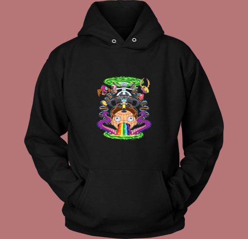 Rick And Morty Rick Almighty Girls Vintage Hoodie