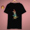 Snowboard Pine Tree Vintage Gift T Shirt