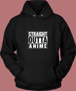 Straight Outta Anime Parody Vintage Hoodie