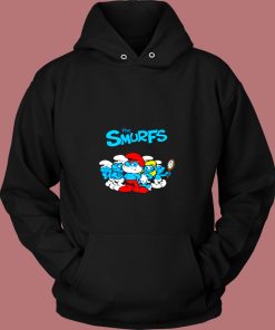 The Smurfs Tv Series Animated Poster Vintage Hoodie