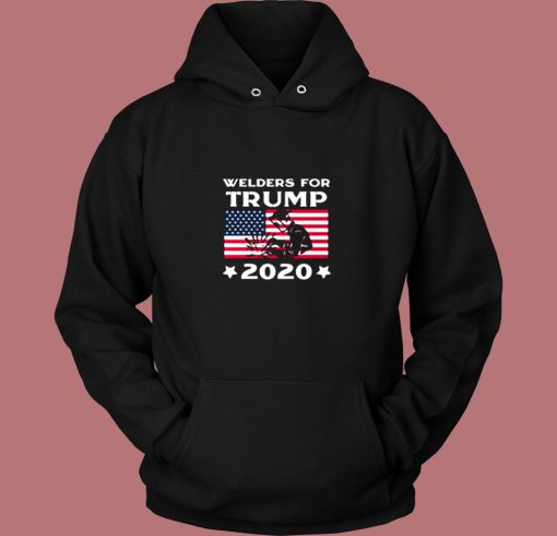 Welders For Trump 2020 Vintage Hoodie