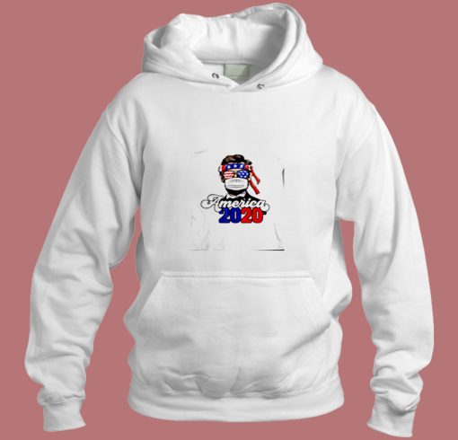 2020 America Usa Abraham Lincoln W Mask Keep Distance Aesthetic Hoodie Style