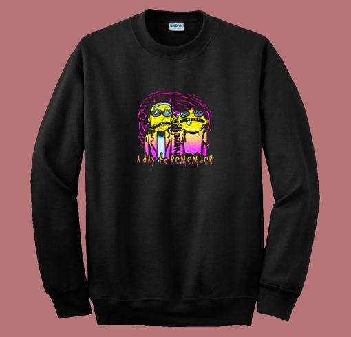 A Day To Remember Rick And Morty 80s Sweatshirt