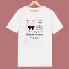 A Girl Who Really Loved Disney And Outlander 80s T Shirt