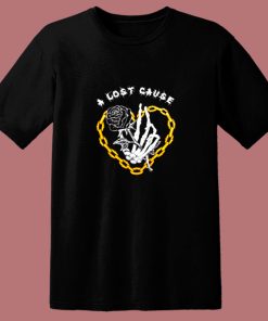 A Lost Cause Chained Rose Unisex 80s T Shirt
