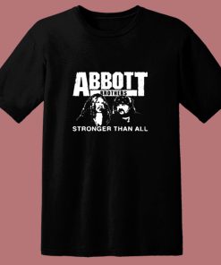 Abbott Brothers Stronger Than All 80s T Shirt