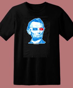 Abraham Lincoln 3d Glasses 80s T Shirt