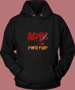 Acdc Power Up Stage Lights Official 80s Hoodie