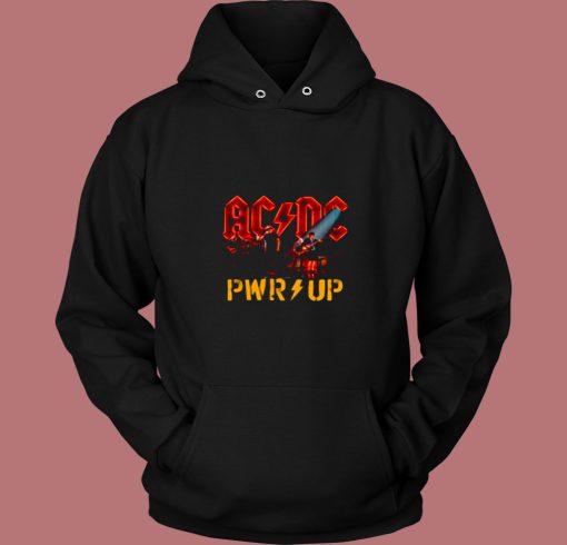 Acdc Power Up Stage Lights Official 80s Hoodie