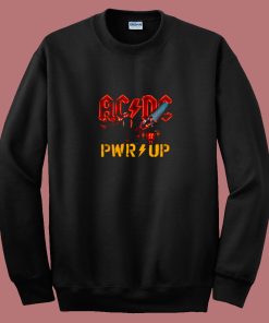 Acdc Power Up Stage Lights Official 80s Sweatshirt