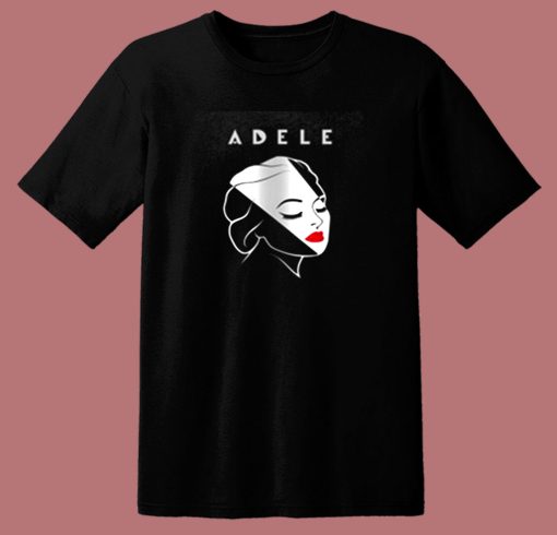 Adele Famous Singer Tour Logo 80s T Shirt