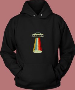 Alien Vintage Ufo Space Ship 80s Hoodie