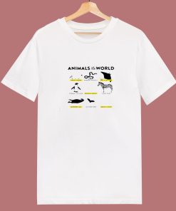 Animals Of The World 80s T Shirt