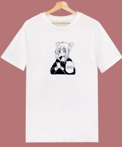 Anime Girl Texting 80s T Shirt